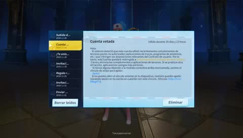 Oro Manco Es baneado por ser malo :v