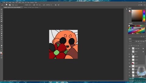 Red panda xmas lights