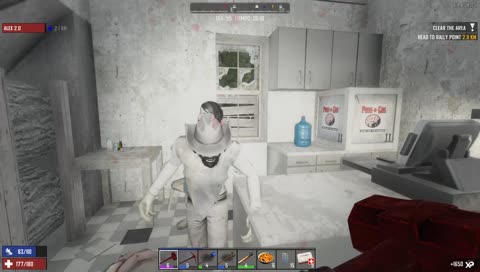 Abre la puerta y encierra al zombi (7 Days to Die)