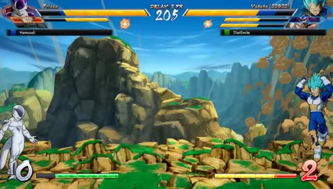 Vegeta training on his Bingo Dance XD