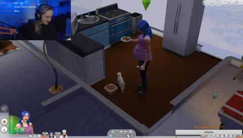 Покорми щенка,мать