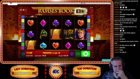 ! 250€ ! / FREESPIN / RAMSES BOOK