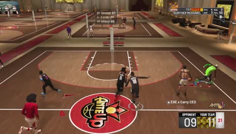 clutch 3s in a comp game