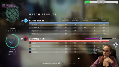 I'm sorry who's on top?