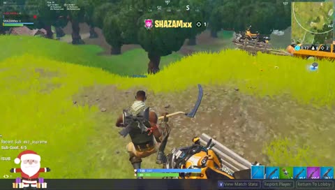 Going for the clip