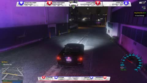 Not a good way to evade the cops.