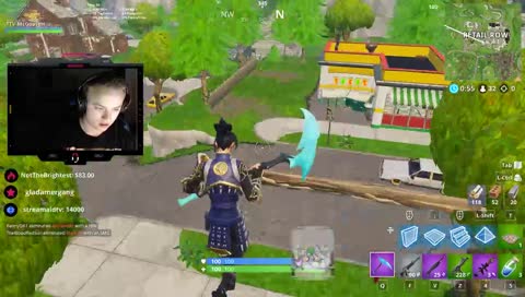 gooses first time playing fortnite :D