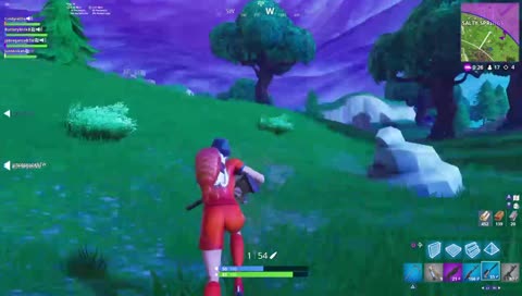 She hit those