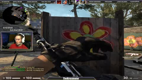 HEADSHOT through smoke