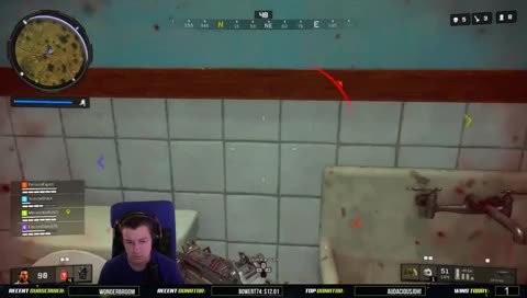 don't throw things in the house