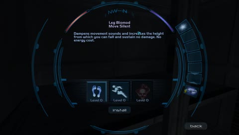 Invisible War : Leg augmentations