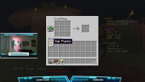 it's my first time using the crafting box on mc