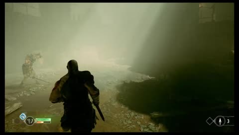 When God of War jumpscares you.