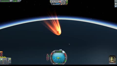 Overtaken by space junk