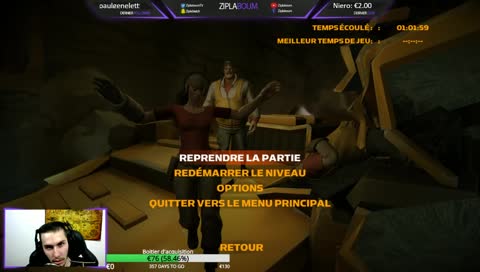 La mort de zip en direct 