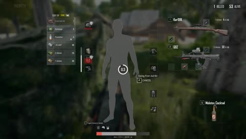 That's for trying to run away from the fight