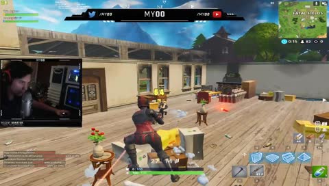 Clip of someone clipping through wall