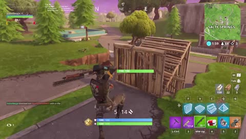 Lol they hit him with the boogie bomb.