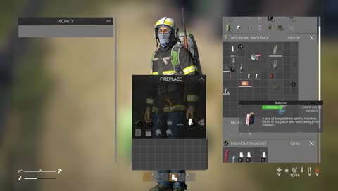 Local fireman holds fire 🔥 