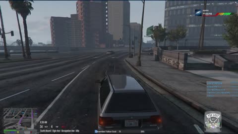 Nice driving, Clarence!