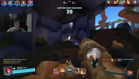 Falling through the ground