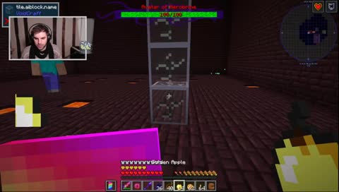 Battaille avec herobrine