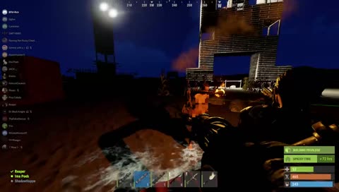 burning man at the PipeN'Poob