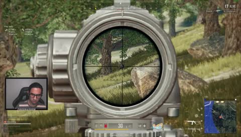 Bullet through head?