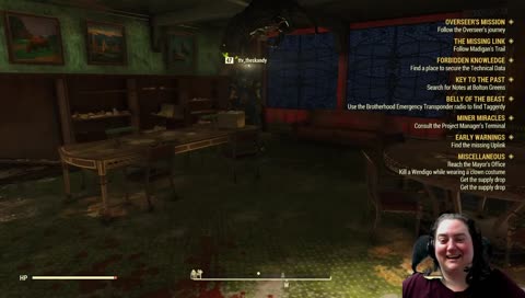 'Post Apocalyptic Glowing Rat Suspended by Ceiling Fan' says it all