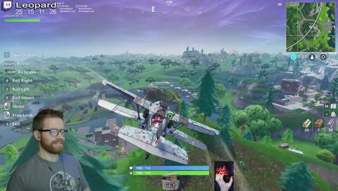 Upside down airplane headshot