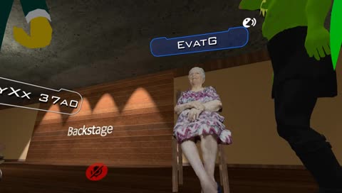 Running away from Grandma!