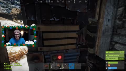 for context they dont know that lane is saying "let me in" and think its a kid raiding