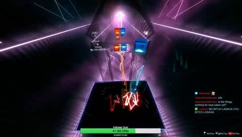 Watch red saber! FIX THIS GAME NOW!