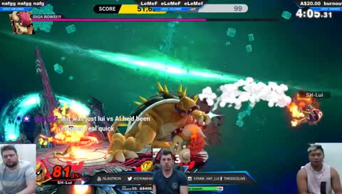 lui clapped by AI