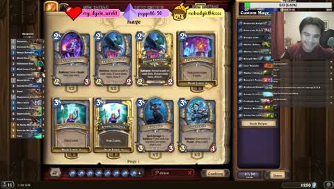 I should have just let him playerd that deck