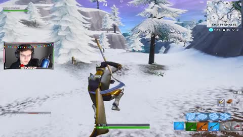 he was just playing some fortnite until ohsnaz ruined his day