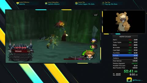 Auron trolling the Bat