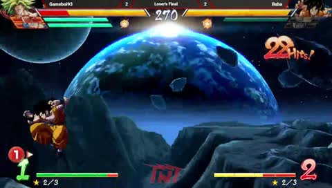 Baba getting "Broly'ed"