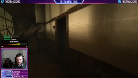 Greg's first Outlast jumpscare - Dec 7, 2018
