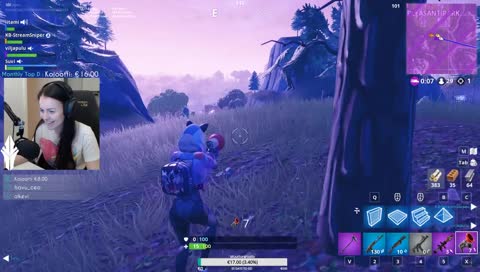 kun naiset pelaa FORTNITE!!