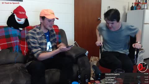 "Listen to this live fart".