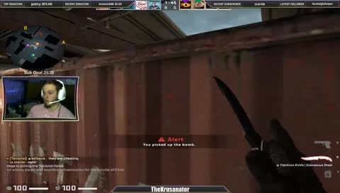 Deagle wall bang headshot