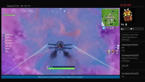 A7X_61 Crazy Airplane Snipe! Fortnite!