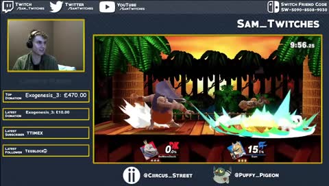 Sam gets dunked on