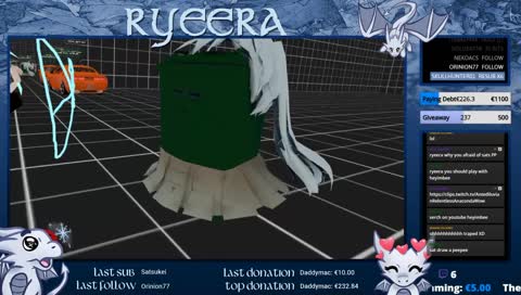 Ryeera getting scared by organs