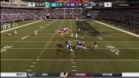 Hit stick from behind