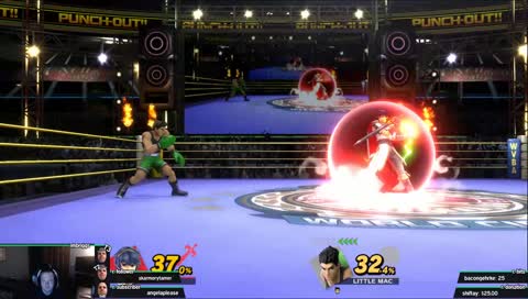 He gave him the big one.