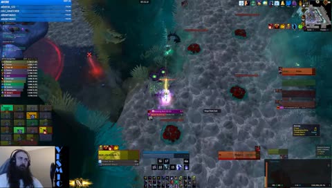 Gibbering Horror tries to dunk the orb