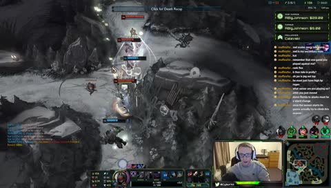 It was a thresh ult.