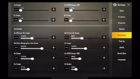 Sam’s Sensitivity Settings! 